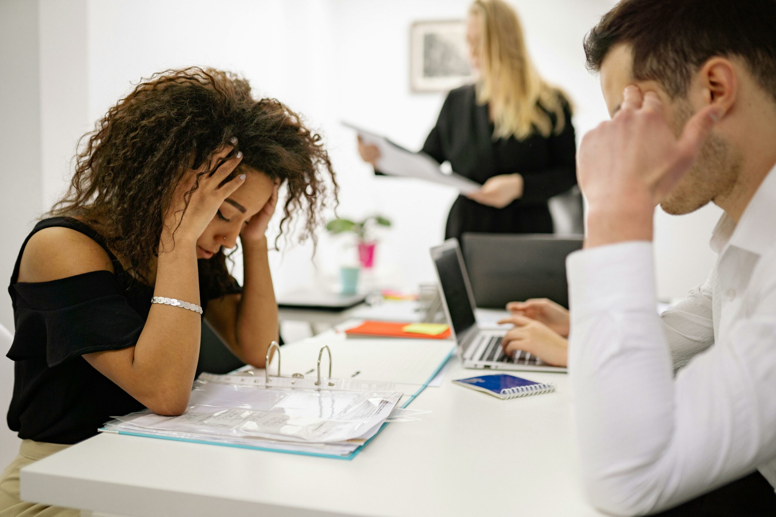 Salarié en situation de stress au travail